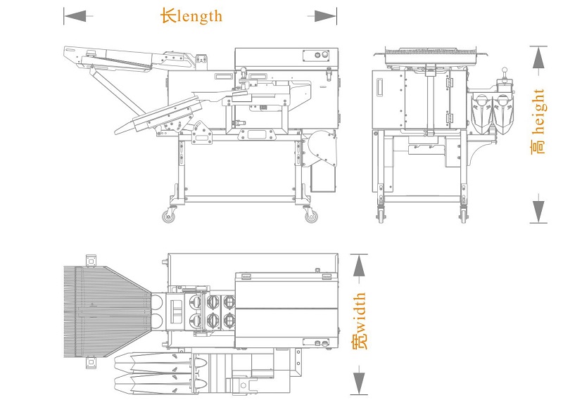雙排敲蛋機(jī)+蛋液雙槽分離+碎殼+對接機(jī)型（長寬高）尺寸
